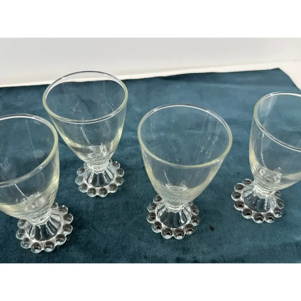 Anchor Hocking Berwick Boopie Cocktail Goblets Set Of 4 Vintage Barware 4.5 In
